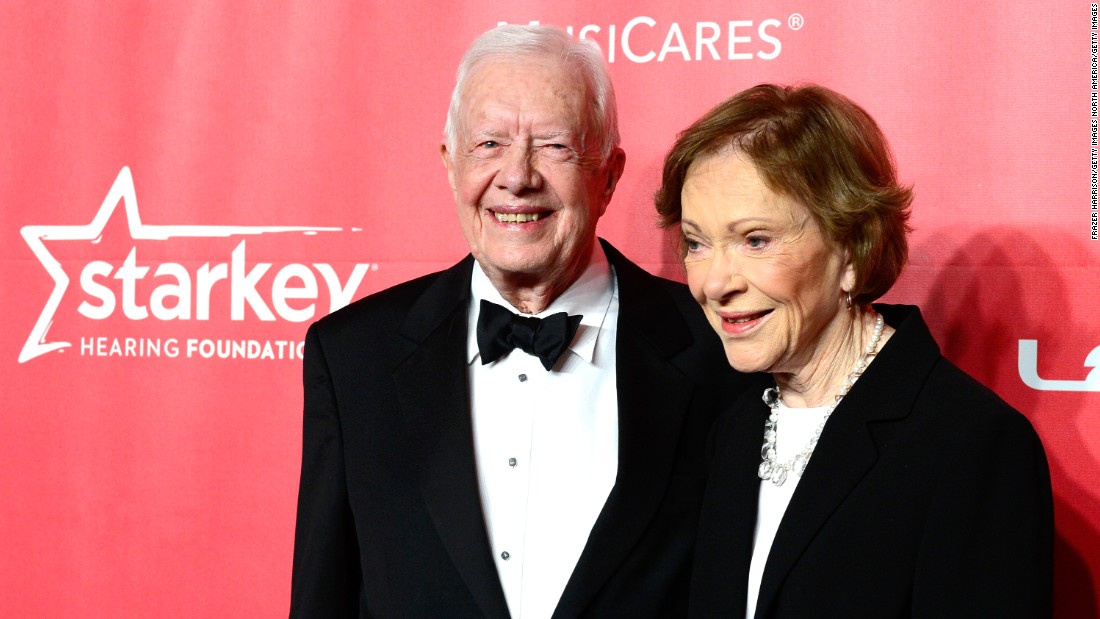 The Carters attend a MusiCares gala honoring Bob Dylan in February.