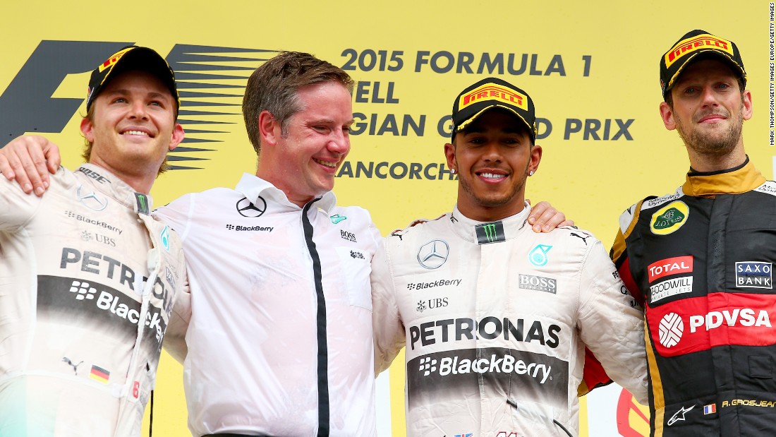 grosjean podium f1