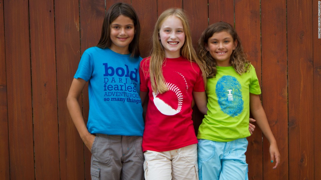 &lt;a href=&quot;http://www.girlswillbehq.com/&quot; target=&quot;_blank&quot;&gt;Girls Will Be&lt;/a&gt; designs clothes with a unique &quot;in-the-middle&quot; fit (not too fitted, but not too boxy) and graphics that break gender stereotypes. The brand comes in bold colors (beyond just pink!) without all the frills.