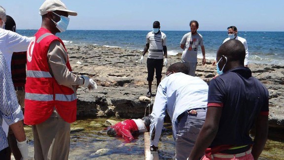 Tide Of Death Migrants Bodies Wash Ashore In Libya Cnn