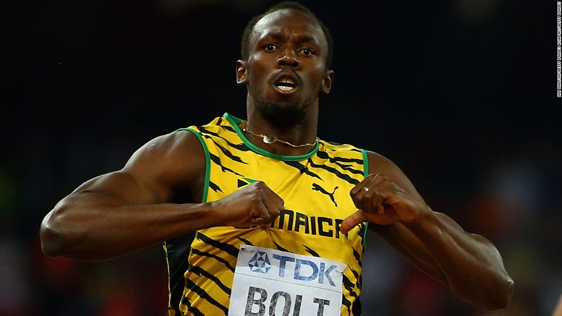 Bolt had already seen off Justin Gatlin to land the 200m title in Beijing Thursday.