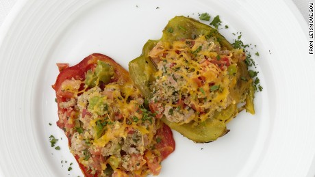 Mediterranean peppers deluxe recipe: Kid-created, White House-approved