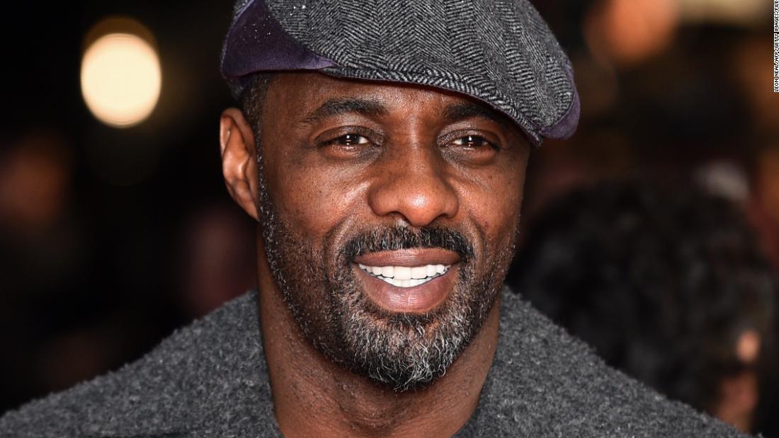 British actor Idris Elba poses for photographers ahead of the World Premiere of &#39;The Gunman&#39; in central London on February 16, 2015.