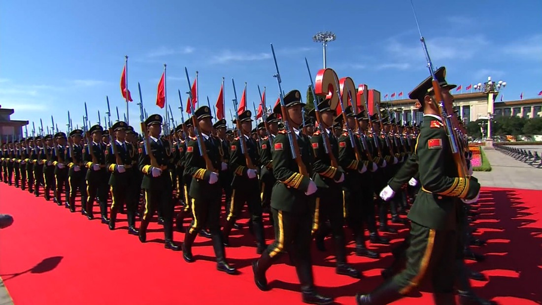 China Parades Military Hardware In Streets Of Beijing Cnn Video