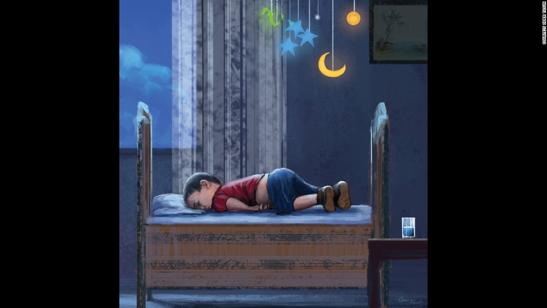 Turkish artist &lt;a href=&quot;https://twitter.com/_omertos/status/639122475826212864&quot; target=&quot;_blank&quot;&gt;Omer Tosun&lt;/a&gt; shared this illustration on Twitter with the caption, translated to English, &quot;I am only dreaming of what could have been, I think this expresses what a shame it is.&quot;