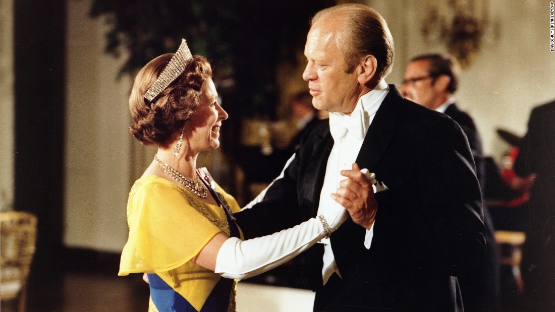 &lt;strong&gt;Gerald Ford:&lt;/strong&gt; Ford and the Queen dance during a state dinner at the White House in 1976.