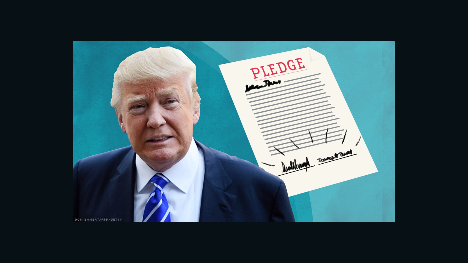 Donald Trump Signs Rnc Loyalty Pledge Cnn Video 