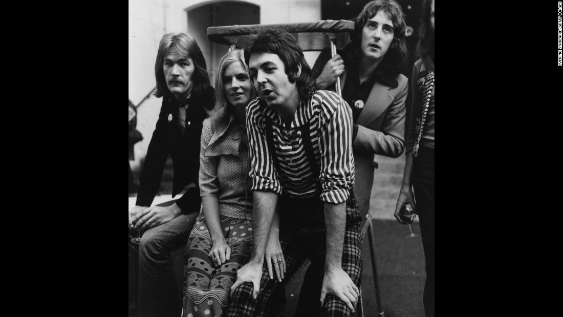 Paul and then-wife Linda McCartney and their pop group Wings performed the title number from 1973&#39;s &quot;Live and Let Die,&quot; the first of the Bond movies to star Roger Moore as Agent 007. The song is still a staple of Paul McCartney&#39;s live concerts.