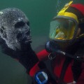 priests head underwater archaeology