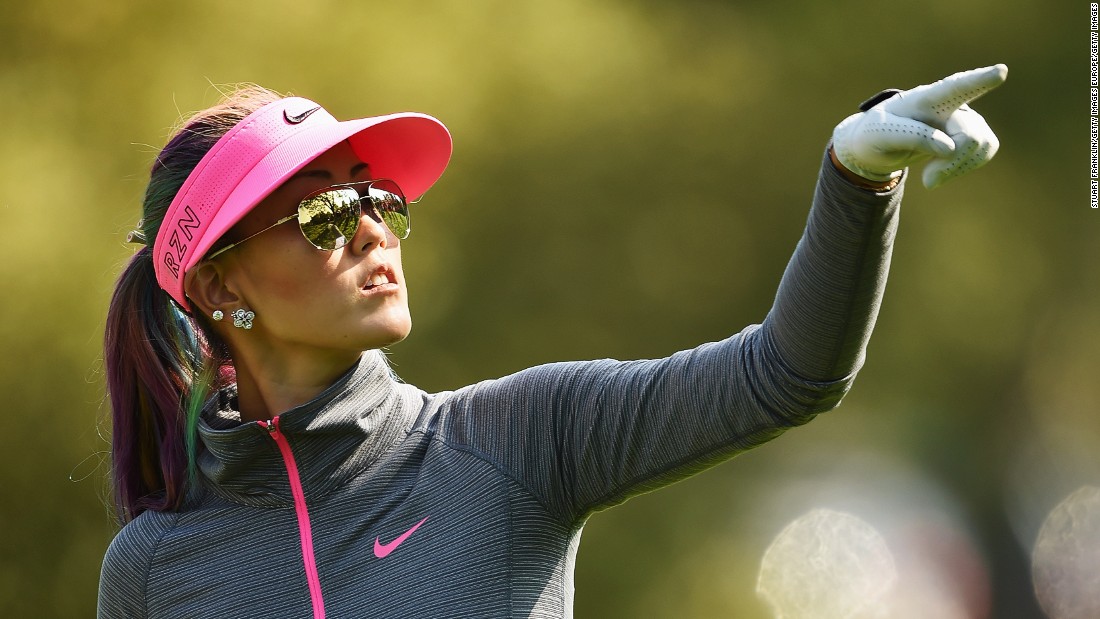 Wie returned to action at the final major of the season after recovering from a finger injury. 