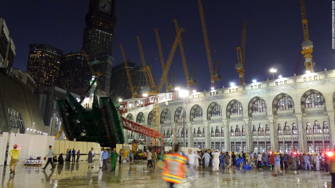 Mecca Crane Collapse Binladin Group S Projects Halted Cnn