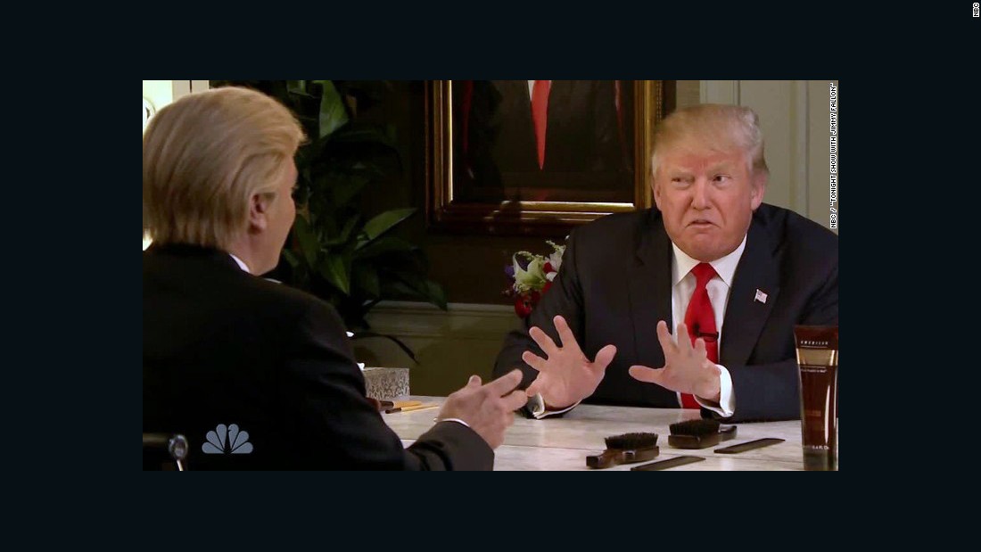 Donald Trump And Jimmy Fallon S Skit On Tonight Show Cnn Video