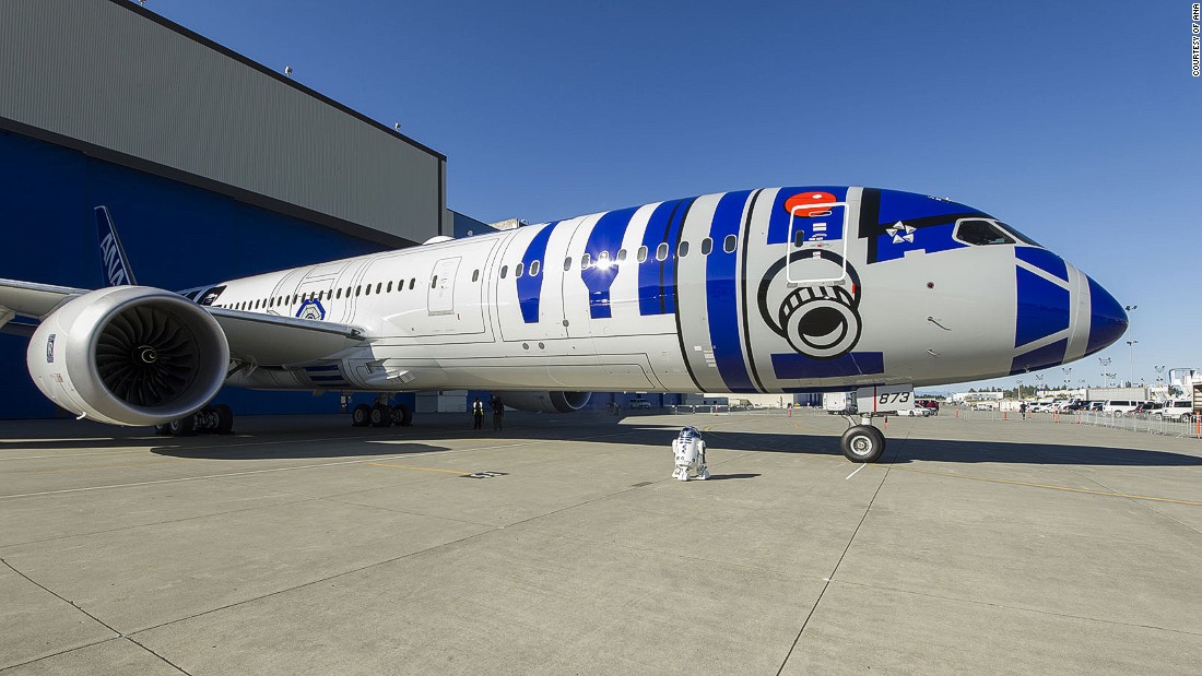 R2 D2 Jet Unveiled The First Ever Star Wars Plane Cnn Travel