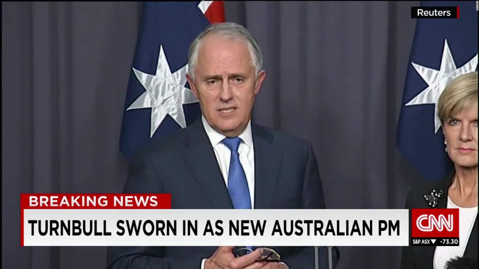 Malcolm Turnbull Sworn In As Australian Prime Minister Cnn Video