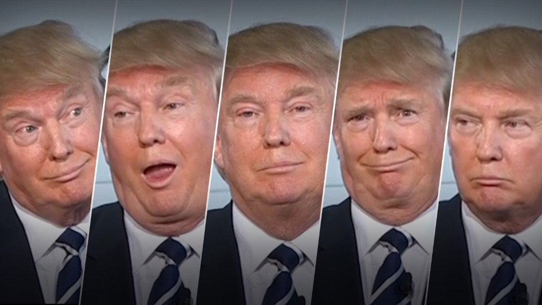 The Many Facial Expressions Of Donald Trump 