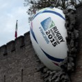 Rugby World Cup Ball in Cardiff Castle