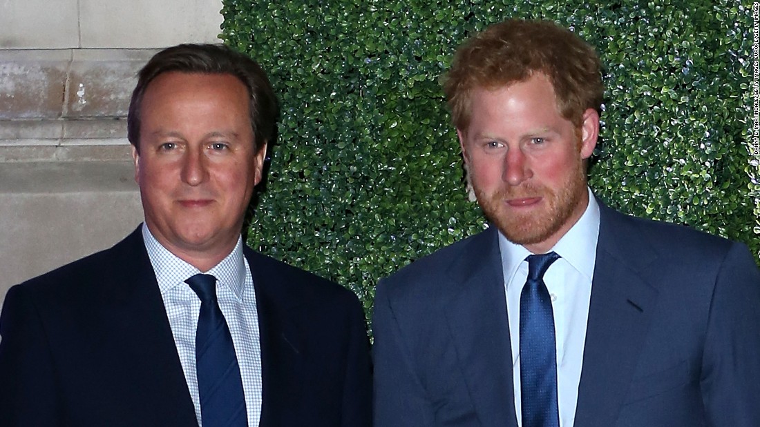 British Prime Minister David Cameron and Prince Harry attended Thursday&#39;s gala to welcome some of the world&#39;s best rugby players who will take part in the six-week tournament.