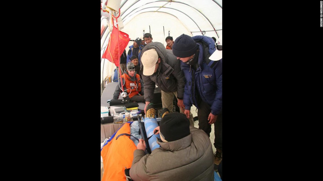 They provide medical services and preventative education to climbers and locals alike. 