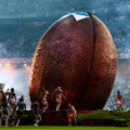 giant rugby ball opening ceremony