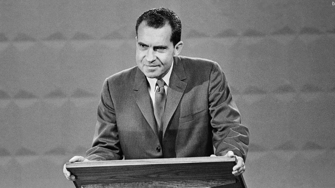 Nixon, 47, was vice president under Republican President Dwight D. Eisenhower. Eisenhower had reached his two-term limit.