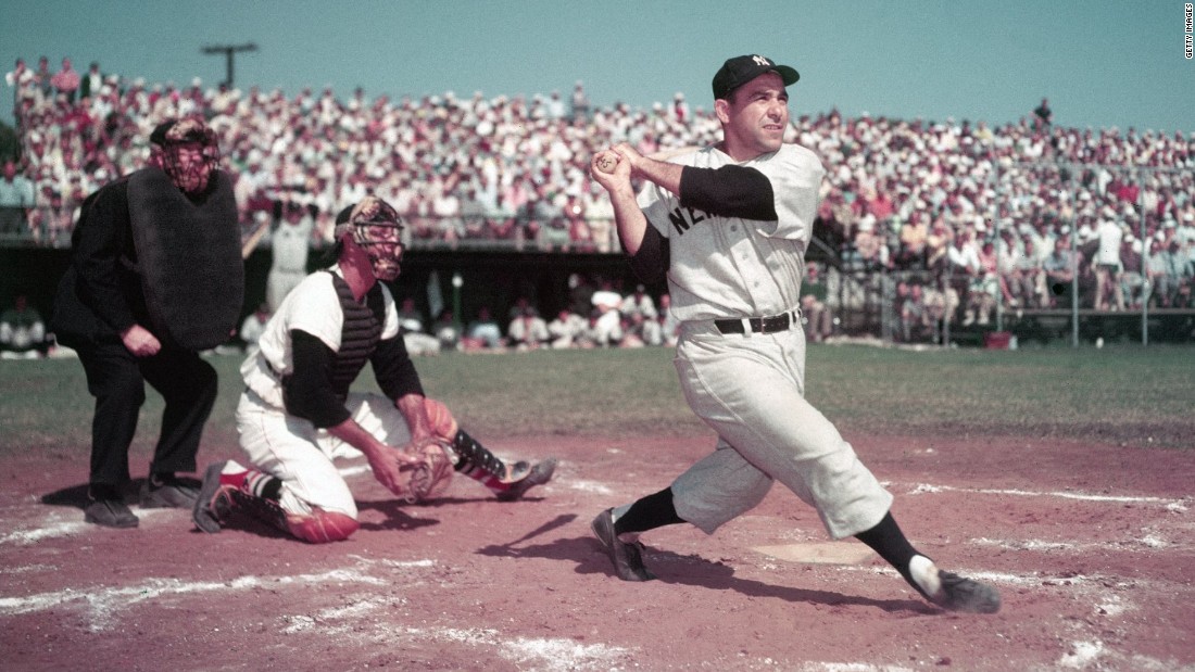 New York Yankees legend &lt;a href=&quot;http://www.cnn.com/2015/09/23/us/yogi-berra-death/index.html&quot;&gt;Yogi Berra&lt;/a&gt;, who helped the team win 10 World Series titles, died September 22, the Yogi Berra Museum said. He was 90.