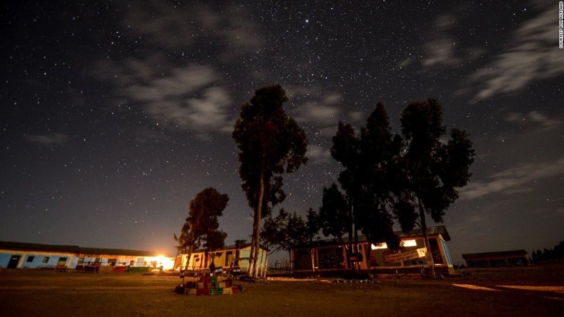A starry night in Ethiopia. 