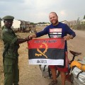 Rutland with flag in Angola