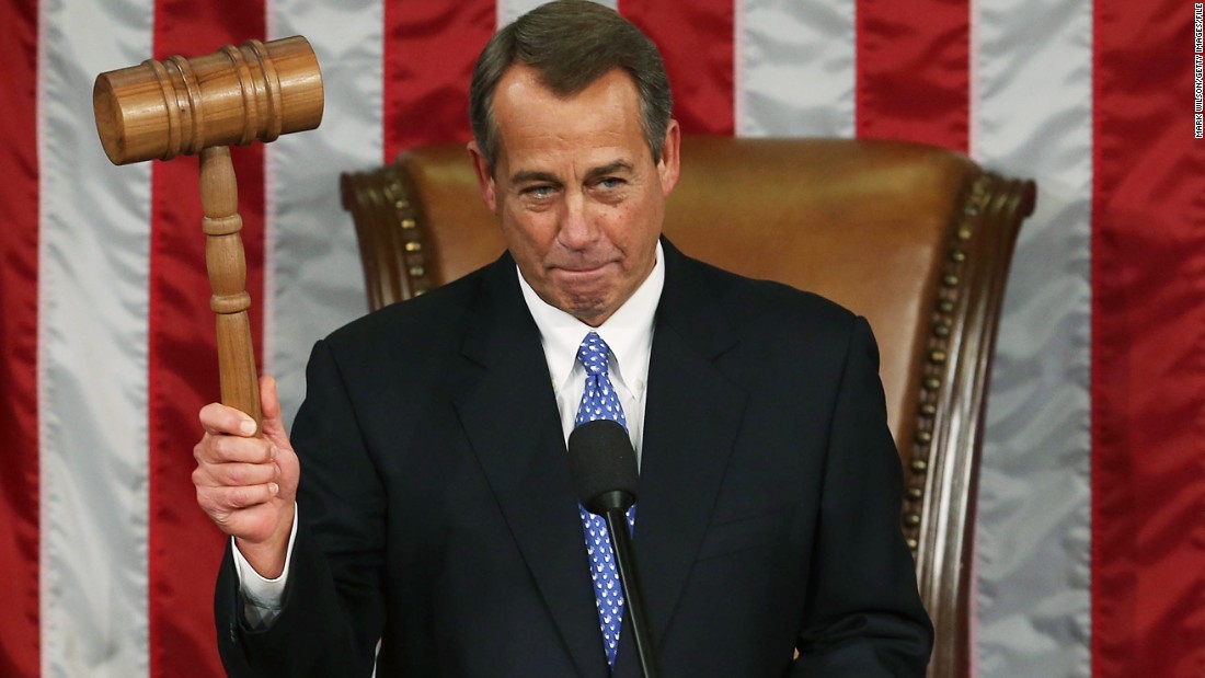 John Boehner has been the speaker of the U.S. House of Representatives since 2011, making him second in line for the presidency, behind the vice president. On September 25, Boehner told colleagues he&#39;s stepping down as speaker and will leave Congress at the end of October. Look back at his career in politics so far.
