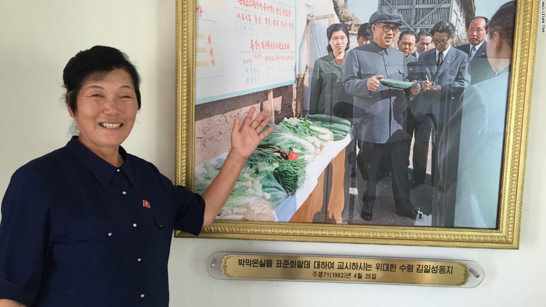 Farm manager Kim Myong Jon is something of a celebrity in North Korea. During the past 40 years, she&#39;s met with all three North Korean leaders.