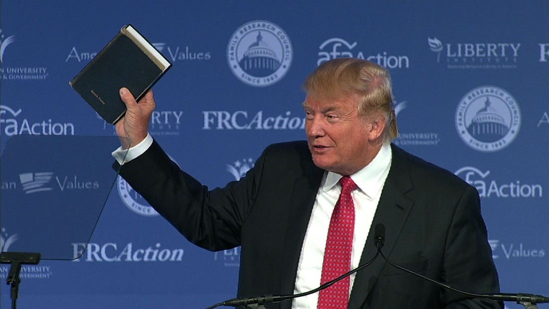 Donald Trump I brought my Bible CNN Video