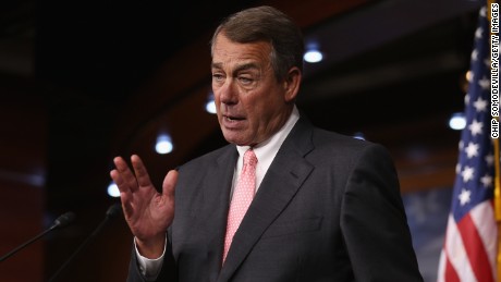 WASHINGTON, DC - SEPTEMBER 25:  Speaker of the House John Boehner (R-OH) announces that he is retiring from the House and stepping down as Speaker at the end of October during a news conference at the U.S. Capitol September 25, 2015 in Washington, DC. After 25 years in Congress and five years as Speaker, Boehner said he decided this morning to step down after contemplation and prayer.  (Photo by Chip Somodevilla/Getty Images)