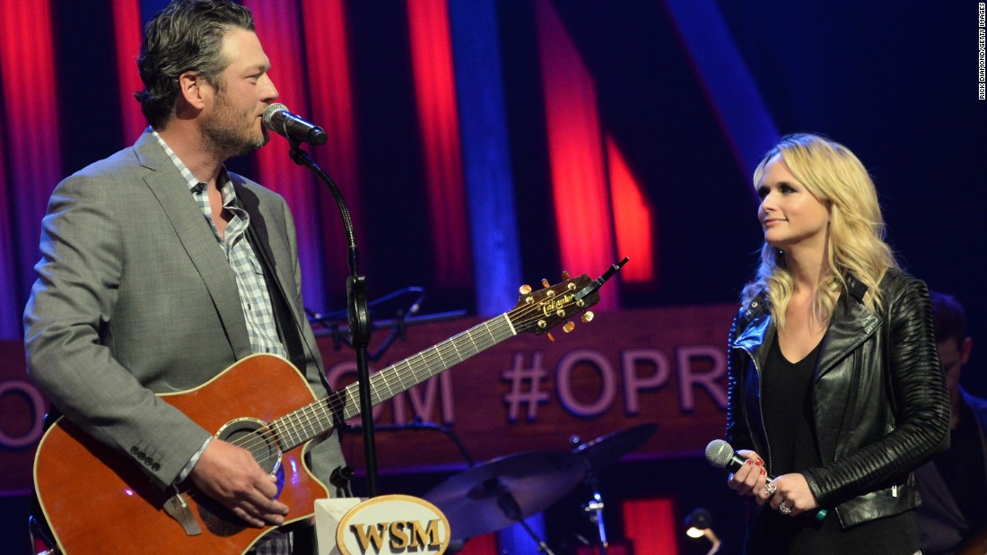 Country stars Blake Shelton and Miranda Lambert stunned fans when they announced in July that they were divorcing after four years of marriage. There was much &lt;a href=&quot;http://www.cnn.com/2015/07/21/entertainment/blake-shelton-miranda-lambert-fans-feat/&quot;&gt;sadness on social media over the split. &lt;/a&gt;She &lt;a href=&quot;http://www.cnn.com/2019/02/18/entertainment/miranda-lambert-brendan-mcloughlin-married/index.html&quot; target=&quot;_blank&quot;&gt;married police officer Brendan McLoughlin in 2019&lt;/a&gt; and Shelton has been dating singer and fellow &quot;The Voice&quot; coach Gwen Stefani since 2015. 