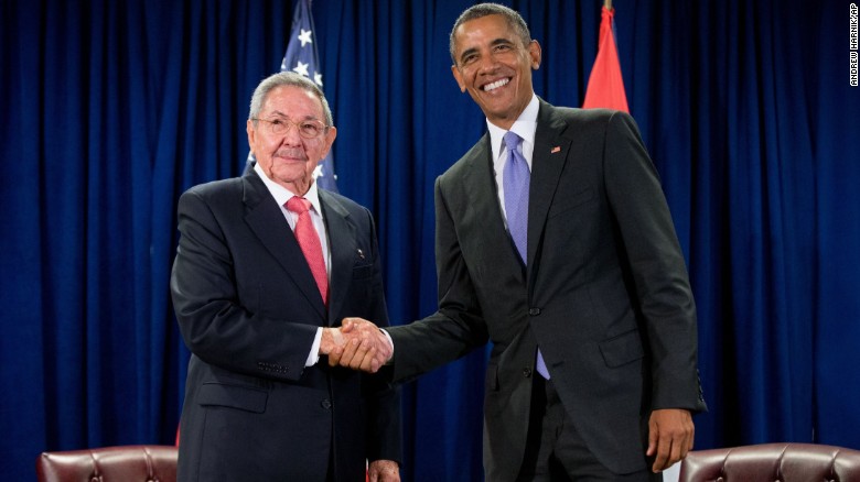 Raul Castro Obama Meet At United Nations Cnnpolitics