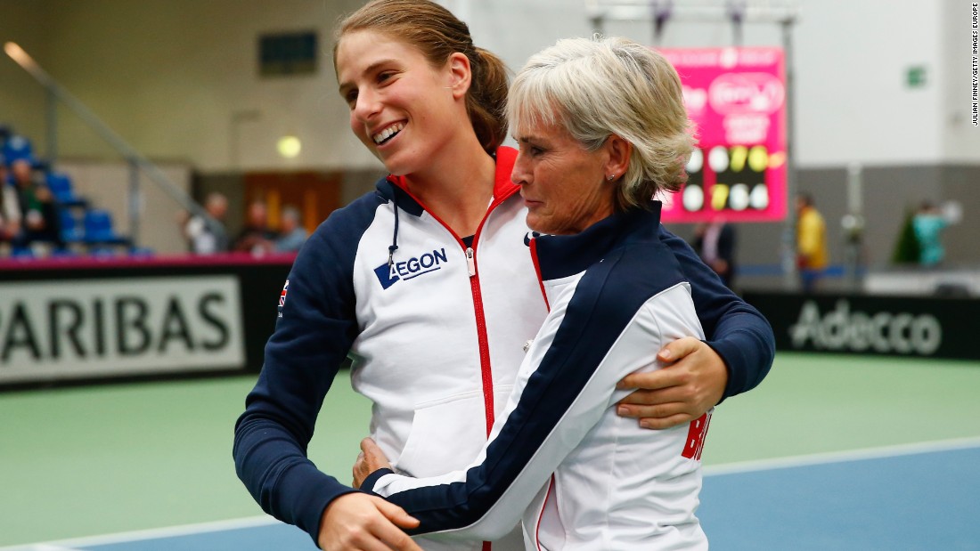 She has become an integral part of the Great Britain Fed Cup team, which is coached by Judy Murray -- mother of two-time grand slam champion Andy.