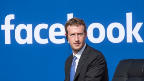 Mark Zuckerberg, chief executive officer of Facebook Inc., listens as Narendra Modi, India&#39;s prime minister, not pictured, speaks during a town hall meeting at Facebook headquarters in Menlo Park, California, U.S., on Sunday, Sept. 27, 2015. Prime Minister Modi plans on connecting 600,000 villages across India using fiber optic cable as part of his &quot;dream&quot; to expand the world&#39;s largest democracy&#39;s economy to $20 trillion. Photographer: David Paul Morris/Bloomberg via Getty Images 