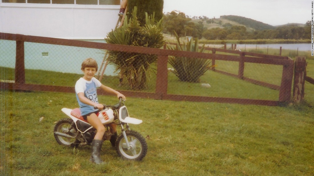&quot;I loved karting as a youngster,&quot; Mark Webber, seen here in 1984, tells CNN. &quot;I wanted to move up and drive something quicker and more challenging.&quot; The Australian&#39;s childhood dreams led him to a career in Formula One. 