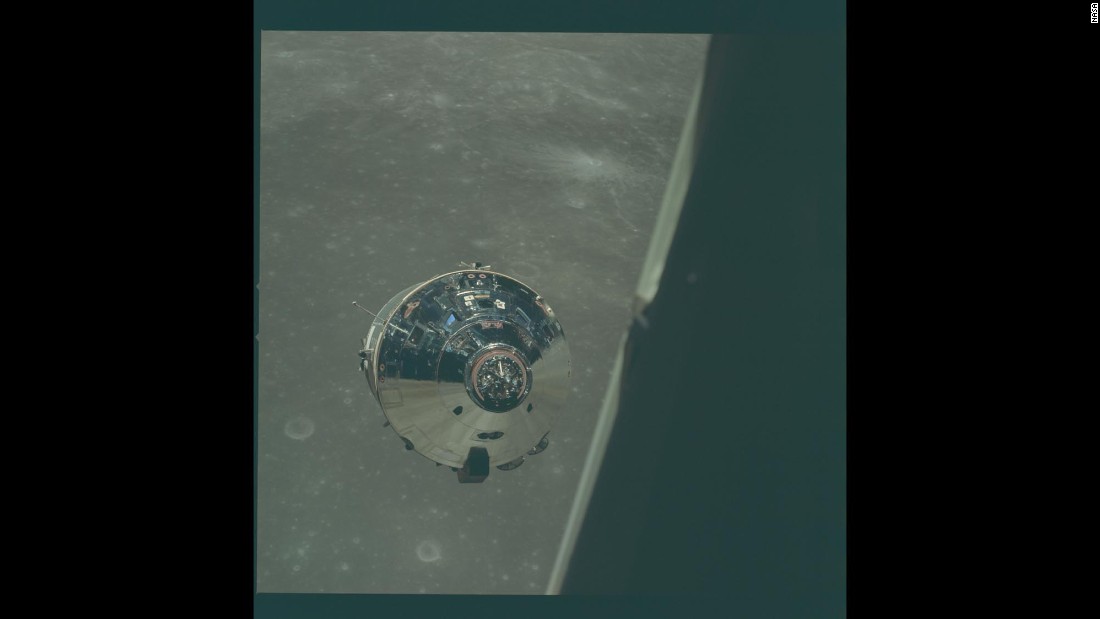 During Apollo 10, the lunar module was flown around the moon as a &quot;dress rehearsal&quot; for a later landing.