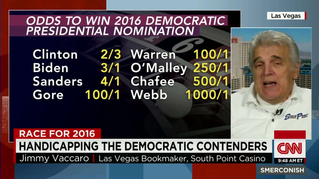 Oddsmaker Jimmy Vaccaro on 2016 Presidential Candidates CNN Video