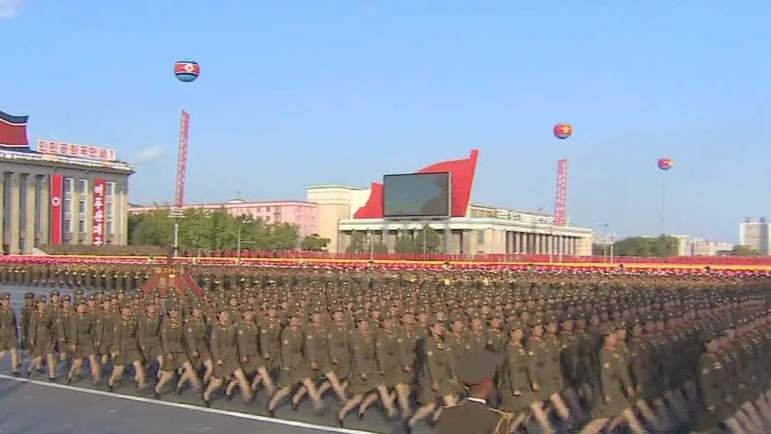 North Korea Stages Biggest Ever Military Parade Cnn Video 