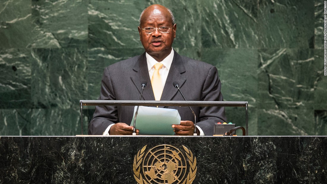 Yoweri Museveni, President of Uganda, has been in power since 1986. 