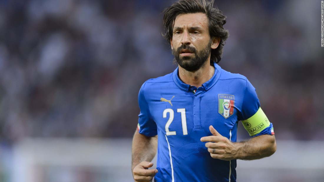 World Cup winner Andrea Pirlo will be hoping to add the Euros to his list of honors next year after returning to the national team for the qualifiers.  The veteran Italy midfielder suffered defeat in the 2012 final against Spain, a crushing 4-0 reverse. The Azzurri, unbeaten in topping Group H this time, also finished runners-up in 2000.