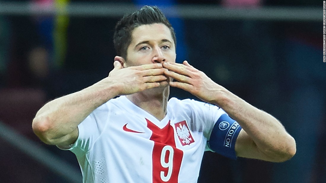 An inspired Robert Lewandowski helped Poland book its place at Euro 2016. The forward&#39;s record-equaling 13th goal of the campaign secured his country second place in Group D. Poland will be hoping Lewandowski can propel it out of the group stage for the first time in its history. The Bayern Munich striker has smashed 25 goals for club and country this season.
