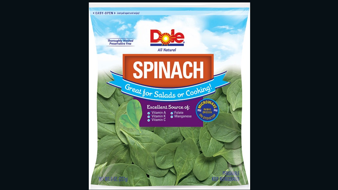 Dole spinach recall for potential salmonella CNN