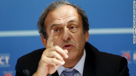 Michel Platini will not run in FIFA presidential election