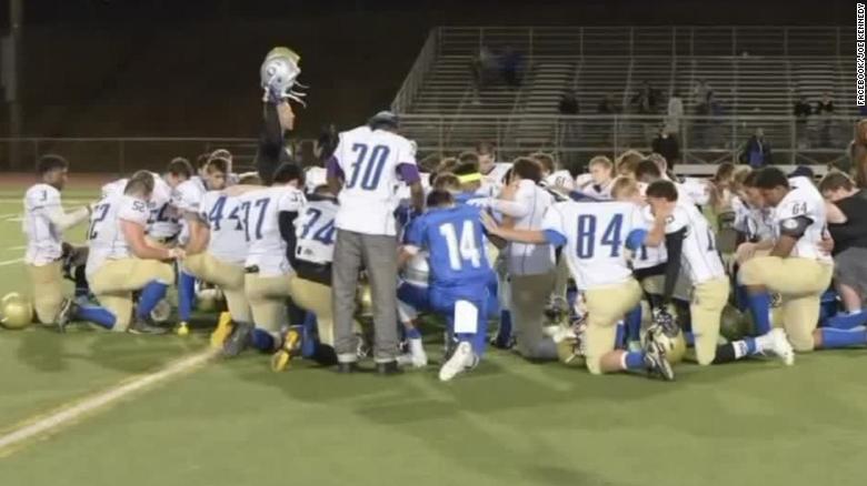 Appeal from high school football coach prevented from praying after games reaches Supreme Court