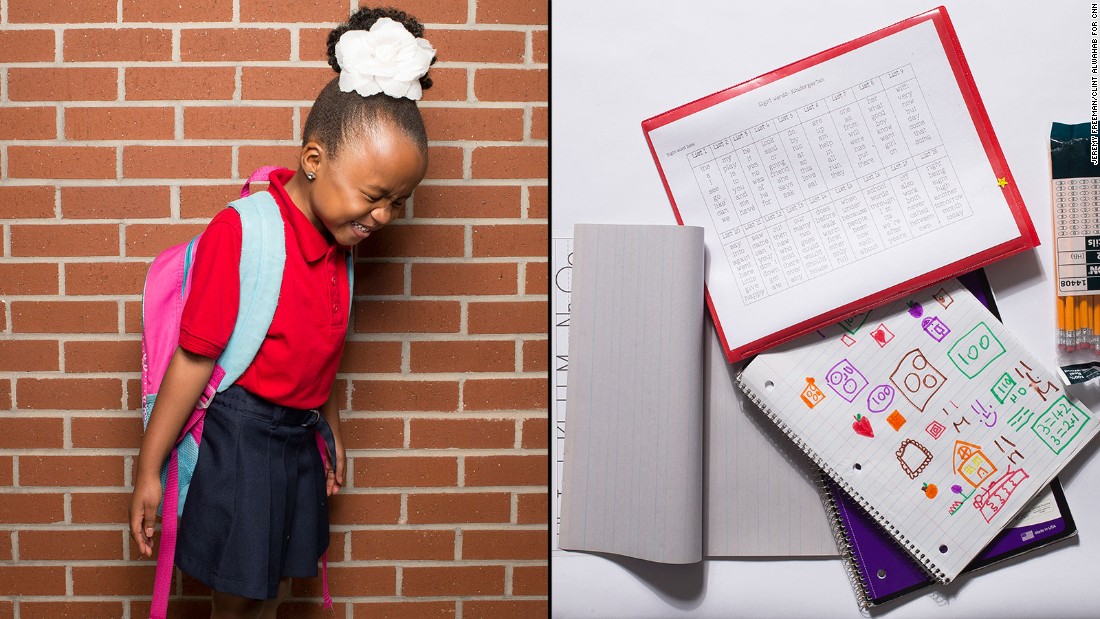 CNN asked dozens of Atlanta students to open up their backpacks and reveal: What, exactly, is in those big, heavy bags? Here&#39;s what we found.&lt;br /&gt;&lt;br /&gt;Clarke, a kindergarten student at KIPP STRIVE Primary, said her favorite subject is &quot;playing outside and learning stuff.&quot; 