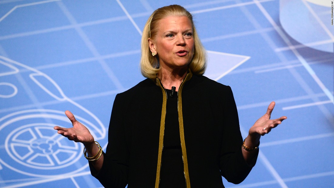 Virginia M. Rometty is the chief executive officer and chairwoman of IBM.