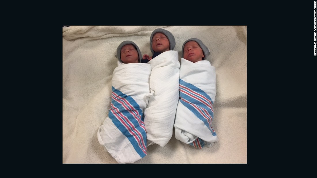 Baltimore Couple Welcomes Rare Identical Triplets Cnn 