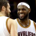 Lebron James and Kevin Love