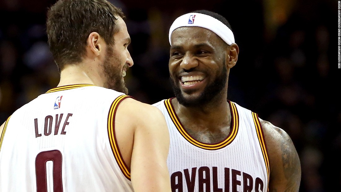 LeBron James and Kevin Love are smiling all the way to the bank, as two of the highest-paid players in the NBA this season. The NBA boasts the highest average salary of any team sport in the world, at $4.7 million. Here are the top 20 earners in the league, ranked in ascending order (source: basketball-reference.com). **Note: Anthony Davis, who is not yet in the top 20, has the largest guaranteed contract at $126.6 million for six years.  